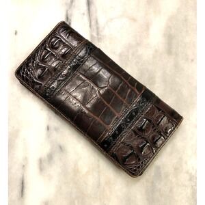 Brahmin Crocodile Embossed Leather Wallet - Good Condition - Vintage Style
